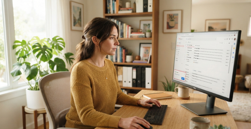 Apple Mail: ten seconds by default, thirty if you ask