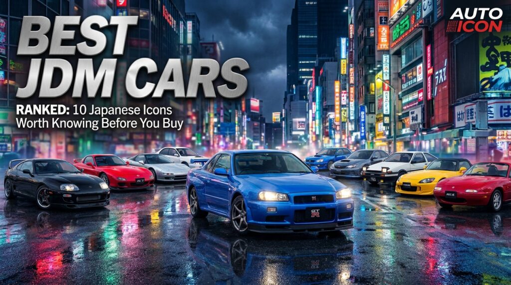 Best JDM Cars Ranked: 10 Japanese Icons Worth Knowing Before You Buy 