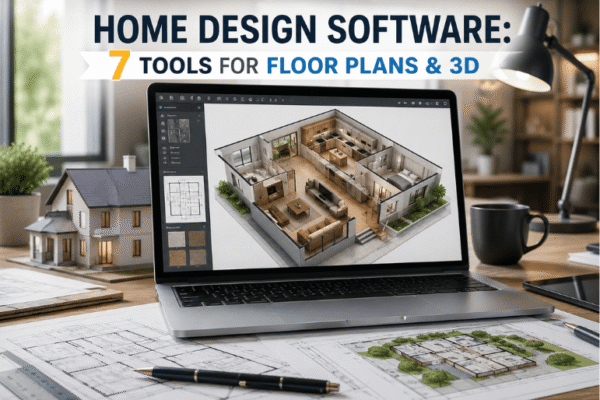 Home Design Software: 7 Practical Tools for Floor Plans, 3D Rooms, and Renovations 