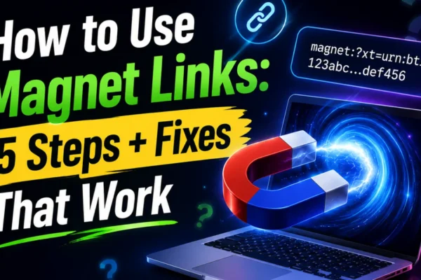 How to Use Magnet Links: A Complete 5-Step Guide With Working Fixes for Common Errors
