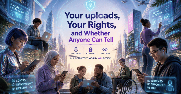 Your uploads, Your Rights, and Whether Anyone Can Tell