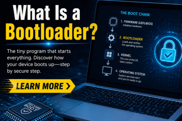 What Is a Bootloader? The Complete 2026 Guide to the Boot Chain, Secure Boot, and How Your Device Starts