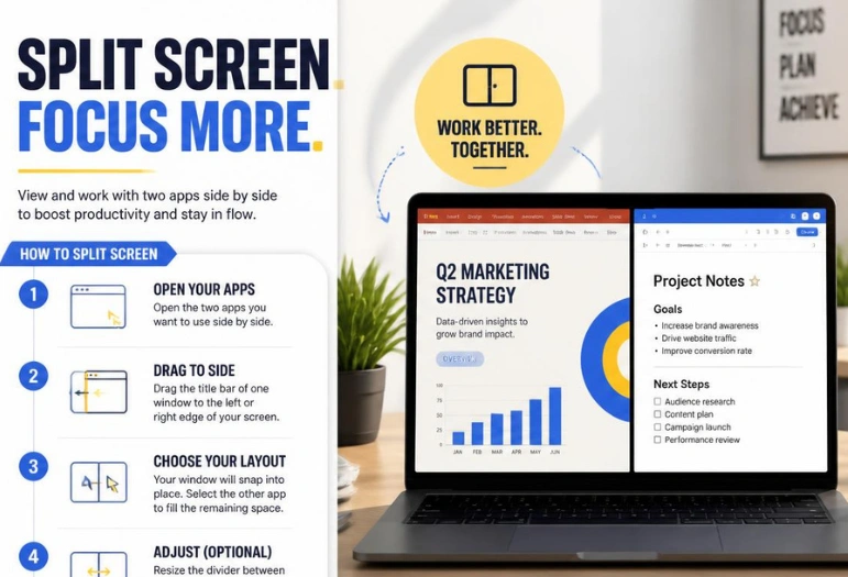 How to Split Screen on Windows, Mac, Chromebook, Android, and iPad: Easy Step-by-Step Guide