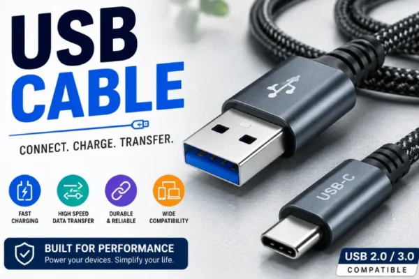 USB Cable Explained: Complete 2026 Guide to Connectors, Speeds, Charging Power & Compatibility 