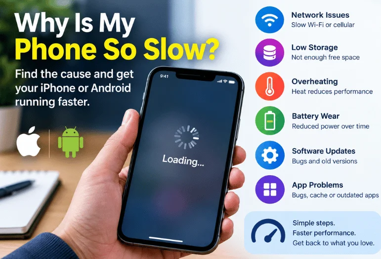 Why Is My Phone So Slow? A Complete Guide to Causes, Troubleshooting, Performance Fixes & iPhone and Android Solutions